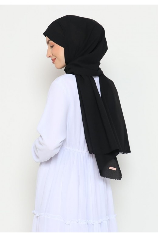 Pasmina Instan Lasercut Black
